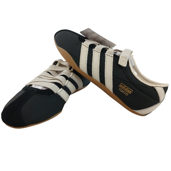 Adidas Originals TOKYO MJ JR4790 Core Black / Cream / Gold Metallic Women 5.5 US main image 5